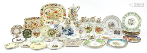 18th century and later ceramics including an 18th