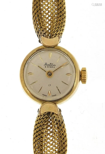 Bentima Star ladies' wristwatch, 16.5mm in diameter