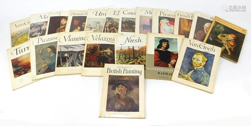 Art related books including Augustus John and Monet