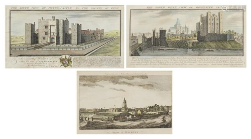 Three eighteenth century engravings including The