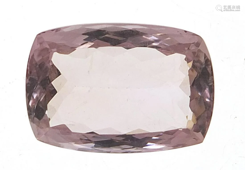 Purple ametrine gemstone with certificate, 25.0 carat