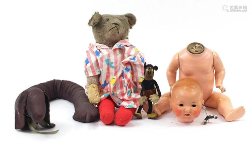 Antique and later toys including Armand Marseille