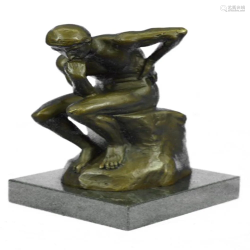 Thinker Symbol of Philosophy Bronze Sculpture