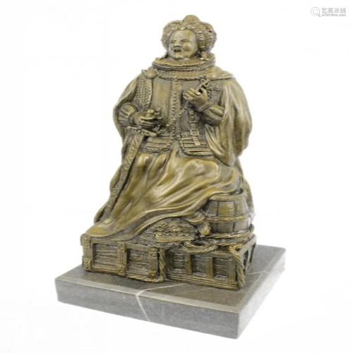 Royal Zengh Queen Elizabeth Bronze Sculpture