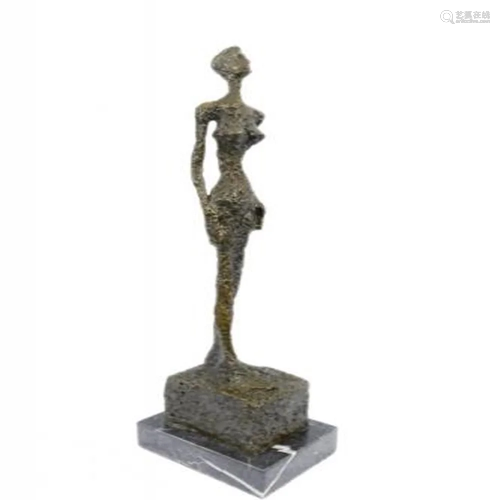 Abstract Modern Female Bronze Sculpture