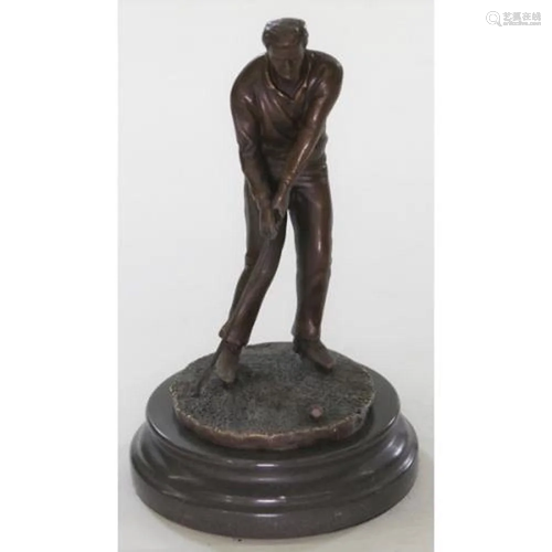 Sports Memorabilia Golf Club Bronze Figure