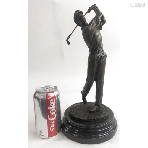 Golfer Bronze Sculpture