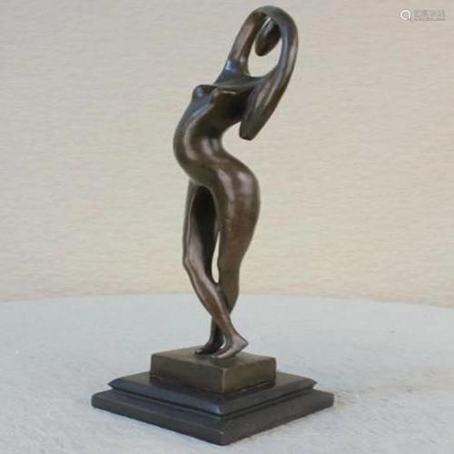 Modern Art Nude Bronze Figure