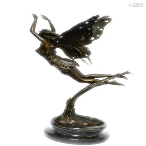 Angel Fairy Bronze Sculpture Mythical Statue