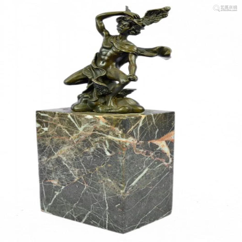 Flying Mercury Bronze Sculpture