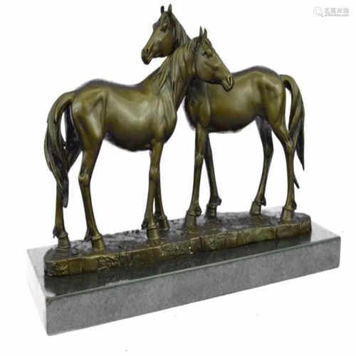 Horses in Love Bronze Sculpture