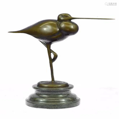 Exotic Brazilian Bird Bronze Statue