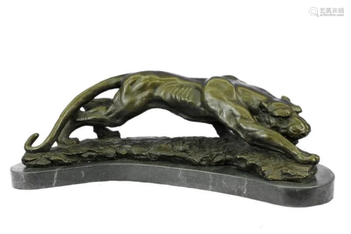 Mountain Lion Bronze Sculpture