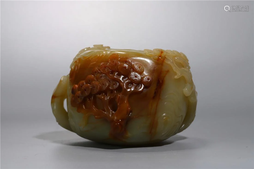 Old stock,Qing Dynasty hetian jade water