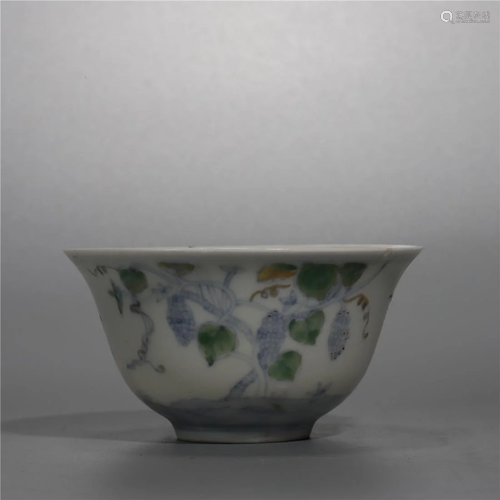 Ming Dynasty Doucai bowl,with Chenghua mark.Dimension: