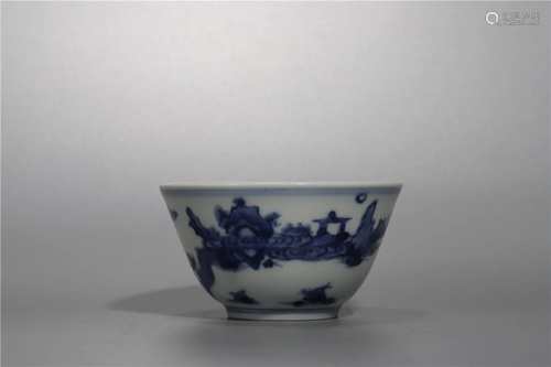 Old stock,Ming Dynasty blue and white