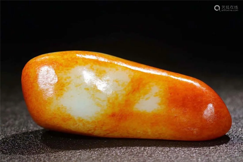 Old stock,hetian jade hand piece.Weight: 462 g