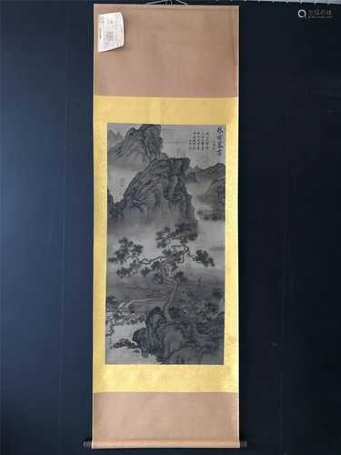 Old stock,Chinese painting and calligraphiy,with Wen