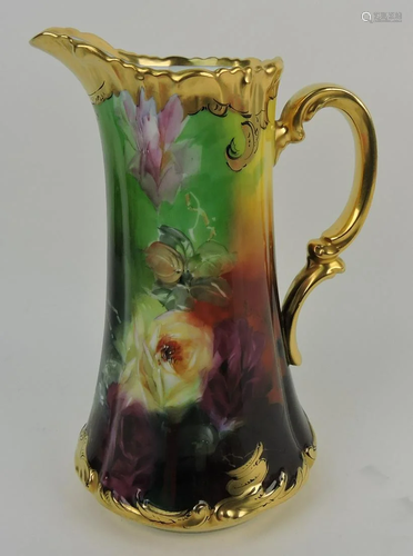 Pickard pitcher with roses, 11