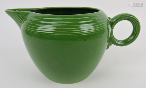 Vintage Fiesta dark green two pint jug