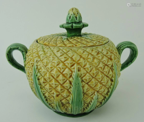 George Jones majolica pineapple