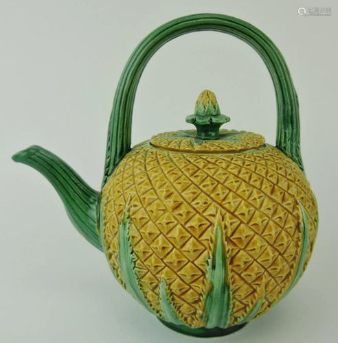 George Jones majolica pineapple