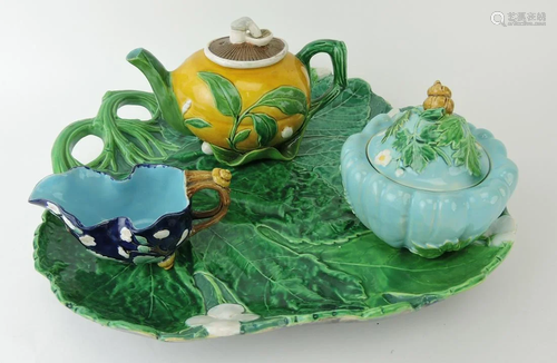 Minton tete-a-tete set with teapot