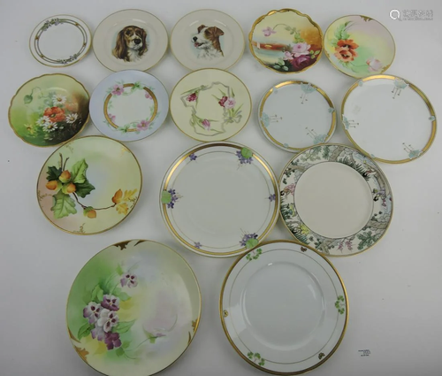 Pickard lot of 15 plates in various sizes