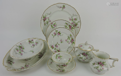 Haviland Sylvia set of china: 12 - 10 1/4