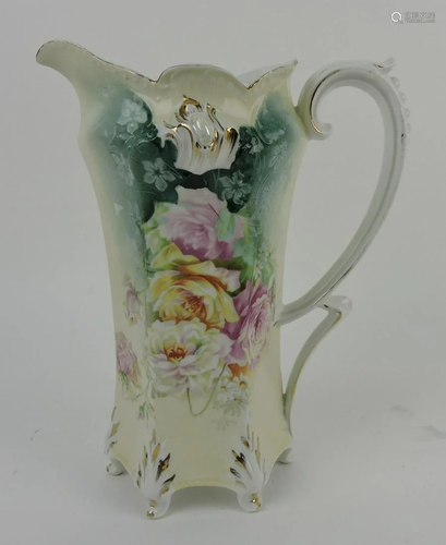 R.S. Prussia marked tankard pitcher