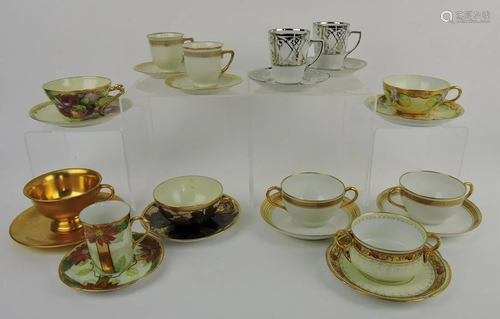 Pickard lot of 12 cups and saucers