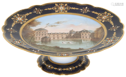 Sèvres Porcelain Compote, Palace of Fontainebleau