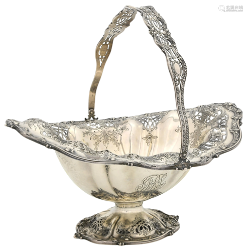 Redlich & Co. Sterling Silver Handled Basket