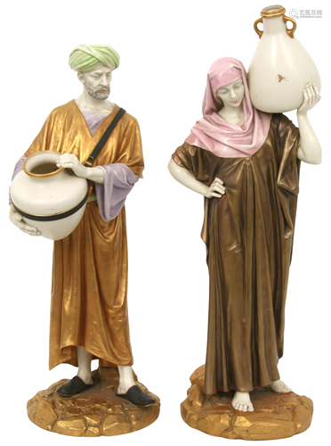 Two Royal Worcester Porcelain Figurines