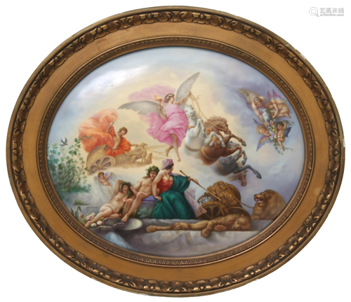 KPM Porcelain Plaque of 