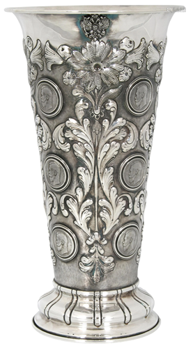 Fabergé Limited Edition Sterling Silver Vase