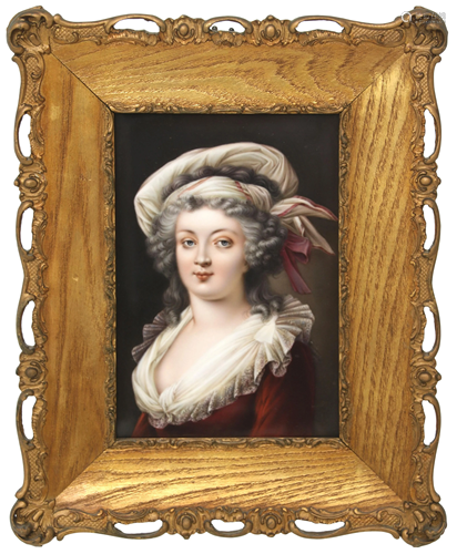 KPM Porcelain Plaque of Maria Theresa