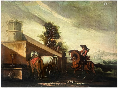 Philippe Wouwermann (Haarlem 1619-1668), Oil