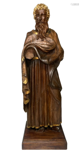 Statue of Moses, the sixteenth century. Made of solid