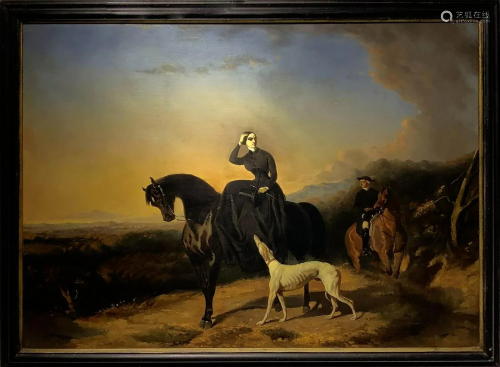 Alfred De Dreux (Paris 1810-Paris 1860), Oil