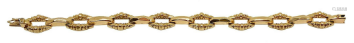 Yellow gold bracelet. Gr 12.5
