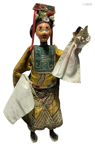 Eastern Puppet, China. Interchangeable Head terracotta