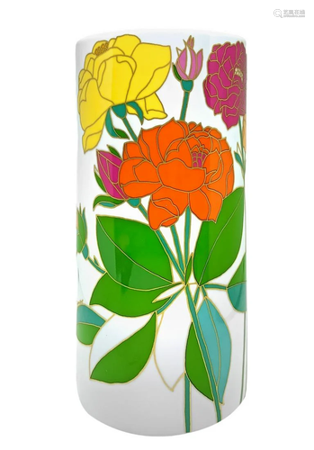 W.Bauer, Rosenthal Studio Line, vase painted with a