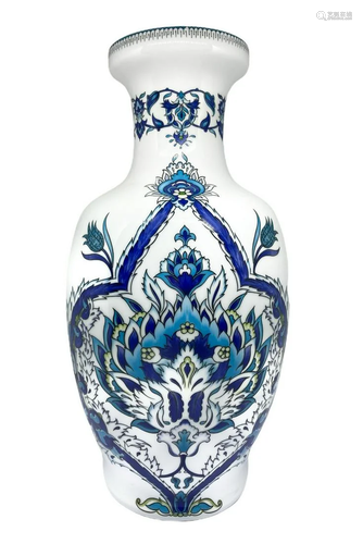 French porcelain vase Samarkand cm H