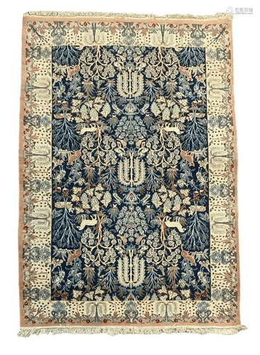 Carpet Nain Tabas - recently Persia processing. 159x110