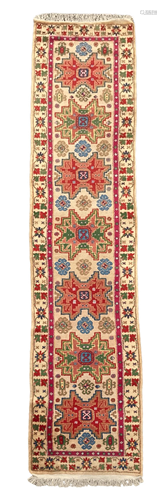 Carpet Sinkiang, China. 334x74 cm