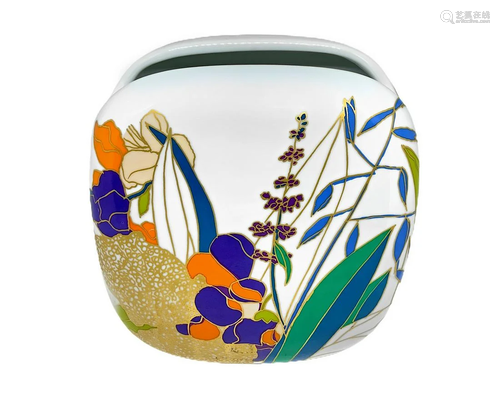 W.Bauer, Rosenthal Studio Line, vase painted with a