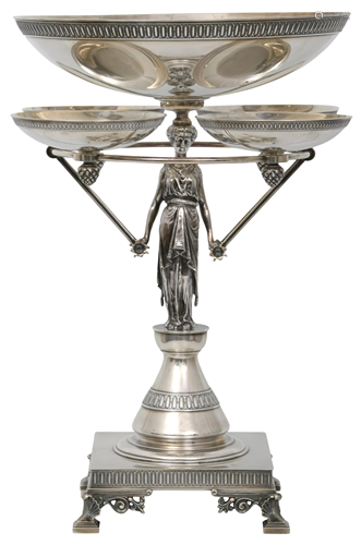 Tiffany & Co. Sterling Silver Figural Centerpiece