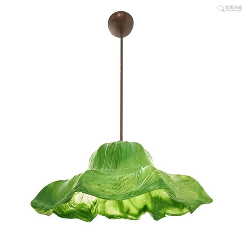 Prod. Venini, dis. Toni Sugars, mod Alga. Pendant lamp