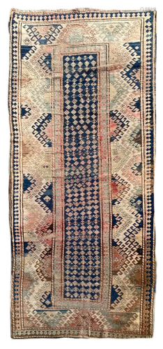 Bordjalou Kazak carpet, 280x128 cm. Western Caucasus